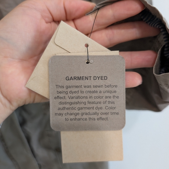 Levi's Woman's Cotton Hooded Anorak Army Green Jacket Size Medium. - Picture 7 of 12